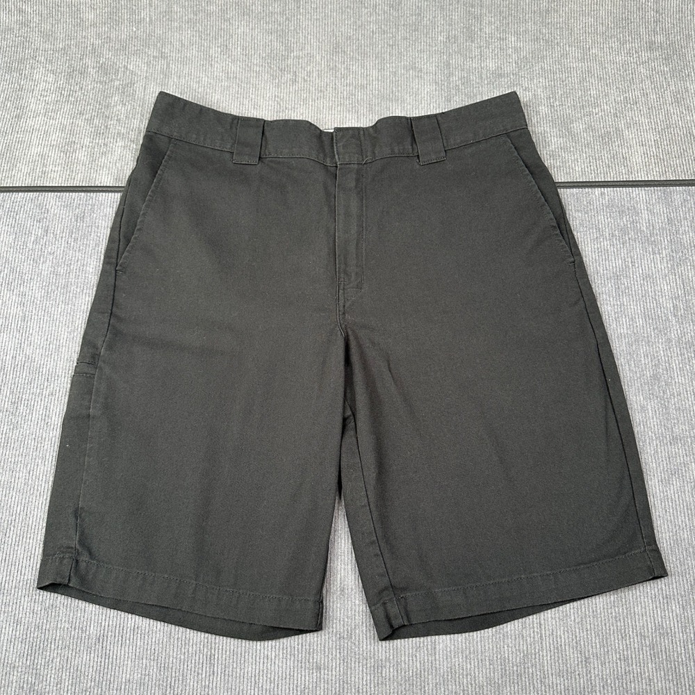 Dickies Flex Relaxed Fit Shorts Mens 34 Black Multi-Use Pocket Workwear Casual